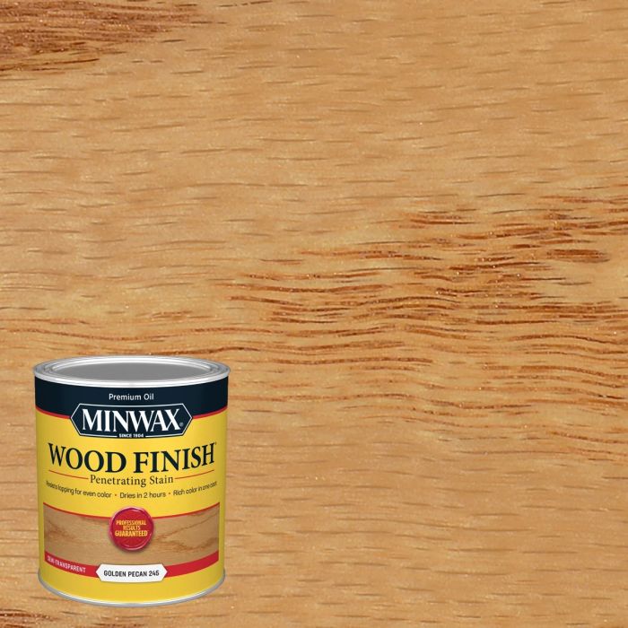 Minwax 1Qt Golden Pecan 245 Semi-Transparent Stain (High Performance)