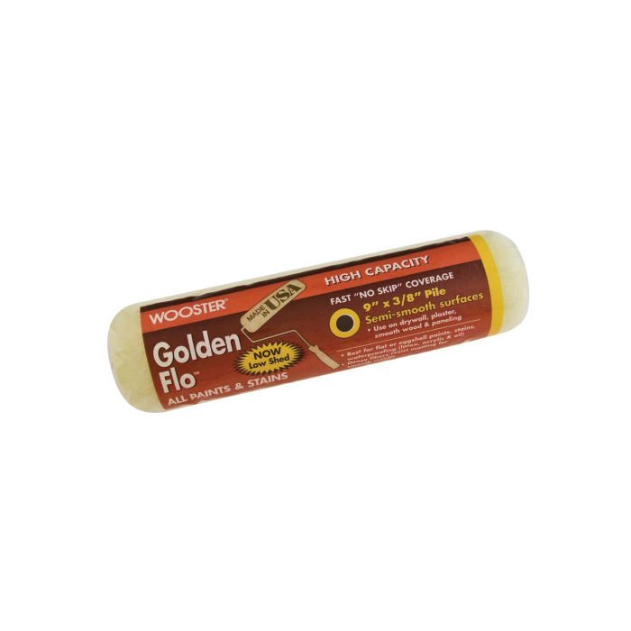 Wooster 9" x 1/2" Nap Golden Flo Roller Cover