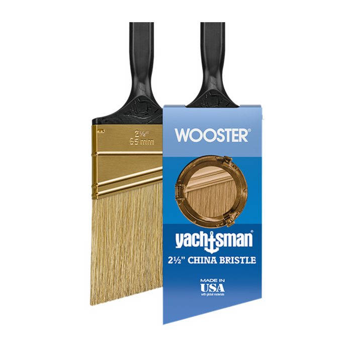 Wooster Pro Yachtsman White China Bristle Paint Brushes