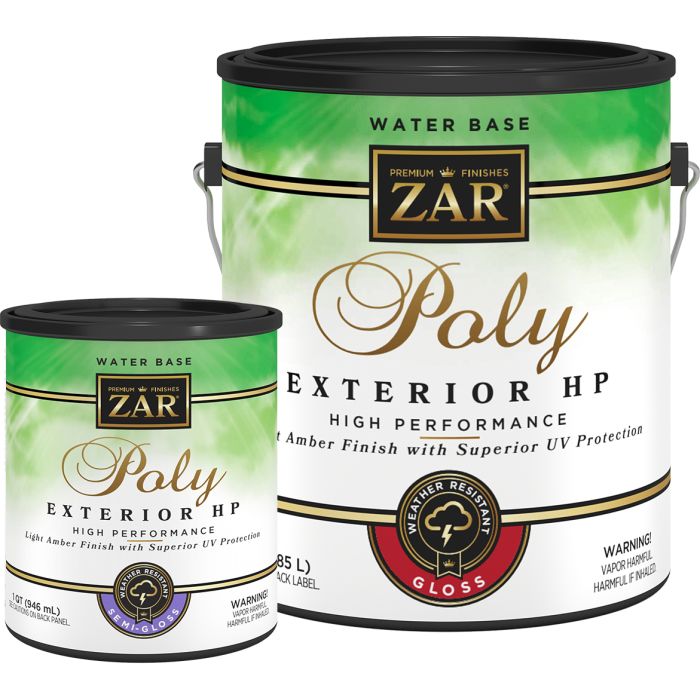 Zar High Performance Exterior Water-Based Polyurethanes
