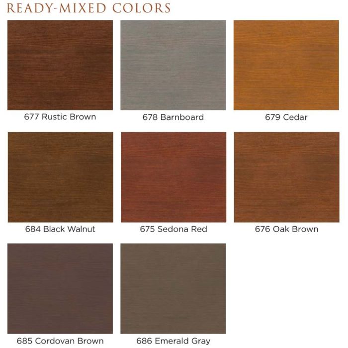 ZAR Classic Semi-Transparent Oil Finish Deck and Siding Stains