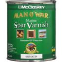 McCloskey 1Qt Satin Man-O-War Spar Varnish (High Performance)