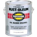 Rust-Oleum 1gal Gloss White Professional Oil Based Enamel Paint (High Performance)