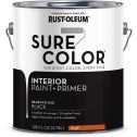 Rust-Oleum 1gal Black Flat SURE COLOR Interior Wall Paint