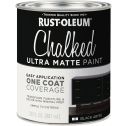Rust-Oleum 1qt Ultra Matte Black Abyss Chalked Paint