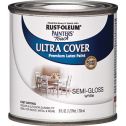 Rust-Oleum .5pt Semi-Gloss White Ultra Cover Painters Touch Paint