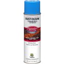 Rust-Oleum 17oz Caution Blue Industrial Choice Water-Based Inverted Construction Spray Paint