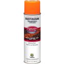 Rust-Oleum 17oz Fluorescent Orange Industrial Choice Construction Marking Paints
