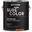 Rust-Oleum 1gal Flat Black SURE COLOR Exterior Paint + Primer