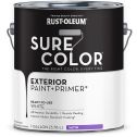 Rust-Oleum 1gal Satin White SURE COLOR Exterior Paint + Primer