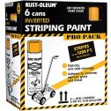 Rust-Oleum 18oz Yellow Professional Line Stripping Paint - Contractor Pack (6pk)