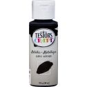 Testors Craft 2oz Black Metallic Acrylic Paint