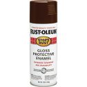 Rust-Oleum 12oz Gloss Leather Brown Stops Rust Spray Paint