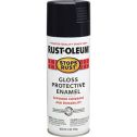 Rust-Oleum 12oz Gloss Black Stops Rust Spray Paint