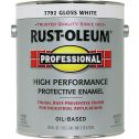 Rust-Oleum 1gal Gloss White Professional Oil Based Enamel Paint (High Performance)