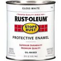 Rust-Oleum 1Qt Gloss White Stops Rust Paint