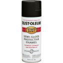 Rust-Oleum 12oz Semi-Gloss Black Stops Rust Spray Paint