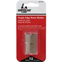 American Line .009 Single Edge Razor Blades w/Safety Dispenser (10pk)