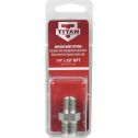Titan 1/4" NPT Male x 3/8" NPT Male Hose to Hose Coupling (Packaged)
