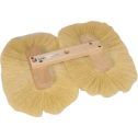DQB Panda Paw II White Tampico Double Stippling Brush w/Threaded Hole