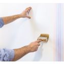 DQB 6" x 3" Trim 2-Row White Tampico Paste Brush