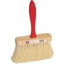 DQB 6-1/2" x 4" Trim 5-Row White Tampico Masonry Brush w/ Red Handle