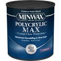 Minwax 1Qt Satin Clear Polycrylic Max Water-Based Clear Finish