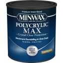 Minwax 1Qt Semi-Gloss Clear Polycrylic Max Water-Based Clear Finish