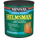 Minwax 1Qt Clear Satin Water-Based Helmsman Indoor/Outdoor Spar Urethane