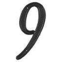 Stanley National #9 4" Cast Brass House Number