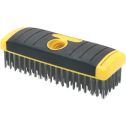 Allway 6 x 9 Row Carbon Steel Wire Brush w/Soft Grip Handle
