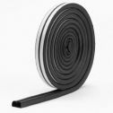 M-D 17' Black All-Climate Auto/Marine Weatherstrip "D"