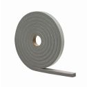 M-D 1/2" x 3/8" x 10' Gray Hi Density Foam Tape w/ Adhesive Closed Cell