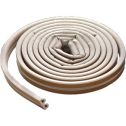 M-D 23/64" x 5/16" x 17' White D-Profile Extreme Temps Weatherstrip