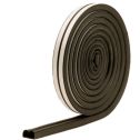 M-D 5/16" X 23/64" X 200' Black D-Profile EPDM Weatherstrip (Bulk)