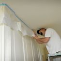 Trimaco Easy Mask 2' x 72' Tape & Drape Plastic Pretaped Drop Cloth