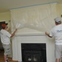 Trimaco Easy Mask 2' x 72' Tape & Drape Plastic Pretaped Drop Cloth