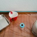 Trimaco Easy Mask 2' x 72' Tape & Drape Plastic Pretaped Drop Cloth