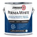 Zinsser 1gal Satin Interior Permawhite Mold & Mildew Proof Paint