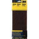 3M 4.375" x 11" Med Maroon Hand Sanding Metal Finishing Pad