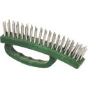 Dynamic 6.5" (165mm) Knuckle Saver Stainless Steel Wire Brush