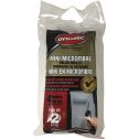 Dynamic 4" x 1/4" (100mm x 6mm) Nap Microfiber Mini Roller Cover (2pk)