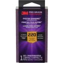 3M Fine 220 Grit Pro Grade Precision Faster Sanding Block Sponge