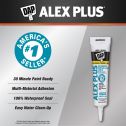 DAP 5.5oz White Alex Plus All Purpose Acrylic Latex Caulk Plus Silicone
