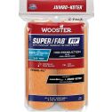 Wooster 4-1/2" Jumbo-Koter Super/Fab FTP 3/8" Mini Roller Cover 2Pk