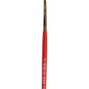 Wooster #1 Red Sable Oil Brights Artist Brush