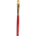 Wooster #3 White Bristle Oil Brights Artist Brush