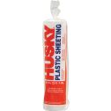 Husky 10' x 25' 4mil Clear Poly Film
