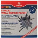 Red Devil 5 pack of 6" x 6" Onetime Wall Patches (5pk)
