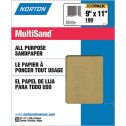 Norton 9" x 11" 180A MultiSand Paper Sheets UPC 25Pk